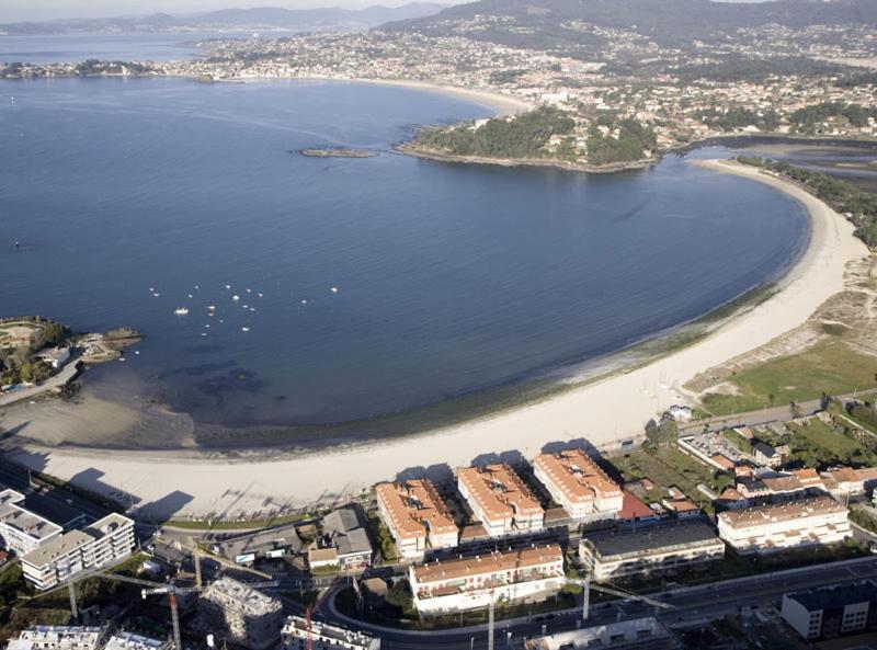 Vivienda Con Terraza En Playas De Baiona Lägenhet Exteriör bild