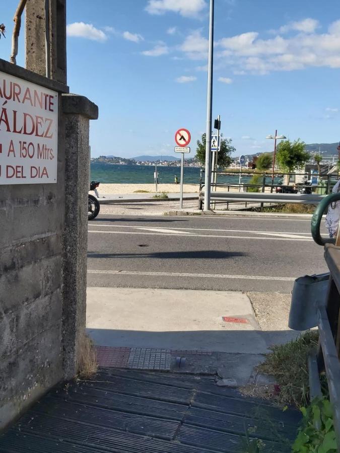 Vivienda Con Terraza En Playas De Baiona Lägenhet Exteriör bild