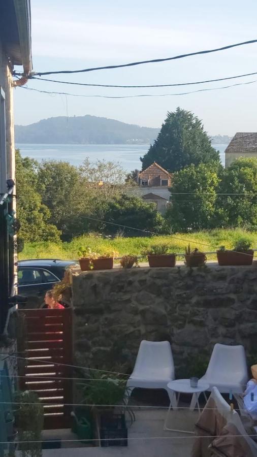Vivienda Con Terraza En Playas De Baiona Lägenhet Exteriör bild